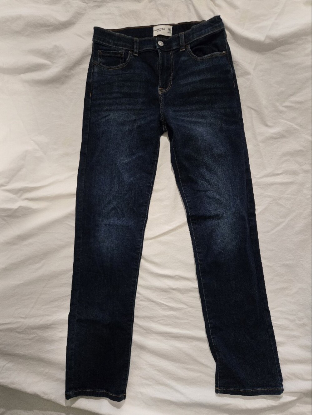 Abercrombie & Fitch Boys Straight Jeans, 15/16L